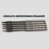 OSTEOTOMES CONCAVE STRAIGHT with DOUBLE STOPPER JULL-DENT 003 Osteotomes are developed for Crestal Bone Condensation of the closed Sinus Elevation Techniques. These are used in Maxillary Areas or Upper Jaw region which are difficult to reach. We have specially developed the Stopper for easy use. We have put two stoppers to avoid the back movement of the first Stopper. Diameter Measurements: 1) Osteotome Concave-S 2.5 (Diameter till 4mm Length 1.9mm to After 4mm Length Parallel 2.5mm) JULL-DENT 003A 2) Osteotome Concave-S 3.0 (Diameter till 4mm Length 2.4mm to After 4mm Length Parallel 3.0mm) JULL-DENT 003B 3) Osteotome Concave-S 3.5 (Diameter till 4mm Length 2.9mm to After 4mm Length Parallel 3.5mm) JULL-DENT 003C 4) Osteotome Concave-S 4.0 (Diameter till 4mm Length 3.3mm to After 4mm Length Parallel 4.0mm) JULL-DENT 003D 5) Osteotome Concave-S 4.5 (Diameter till 4mm Length 3.8mm to After 4mm Length Parallel 4.5mm) JULL-DENT 003E Markings: 5mm, 7mm, 8.5mm, 10mm, 11.5mm, 13mm, 15mm.. Tip Material: TITANIUM GRADE 5 Concave Osteotomes Handle: These are made of NON MAGNETIC 316L Stainless Steel(NON RUSTING)