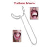 Vestibullum Retractor Jull-Dent 081 Characteristics: For upper jaw and lower jaw (Universal), the Vestibulum/Lip Retractors enable an increased field of vision during intraoral surgical interventions, special designs for applications in upper and lower jaw, handles ergonomically designed. these can be used during the photograghy aswell. Vestibulum Lip and Cheek Retractor are Dental Labial Surgical Mouth Opener Gag. Arched shaped retractor for retraction of the maxillariy or mandibular lips and tissue Length: 21 cm - 8 1/4" Material: Non Magnetic Stainless Steel
